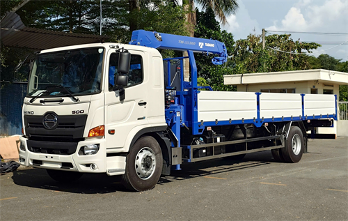 Xe cẩu Hino 8 tấn-Cần Tadano 3 tấn 4 đốt-Thùng dài 8m-FG8JT8A Euro 5