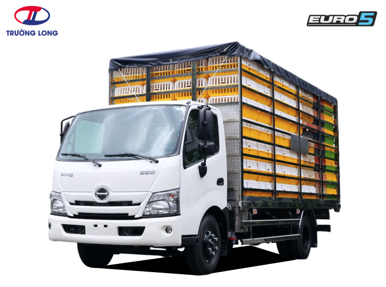 Xe tải chở gia cầm